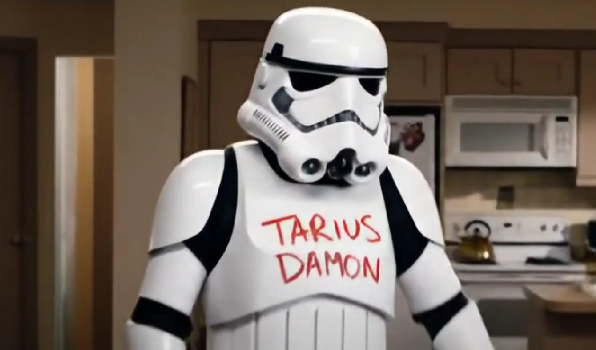 Stormtrooper Discovers a whole new level of living